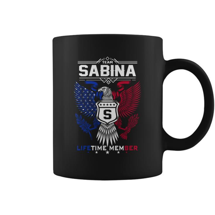 Sabina Name  - Sabina Eagle Lifetime Member Coffee Mug