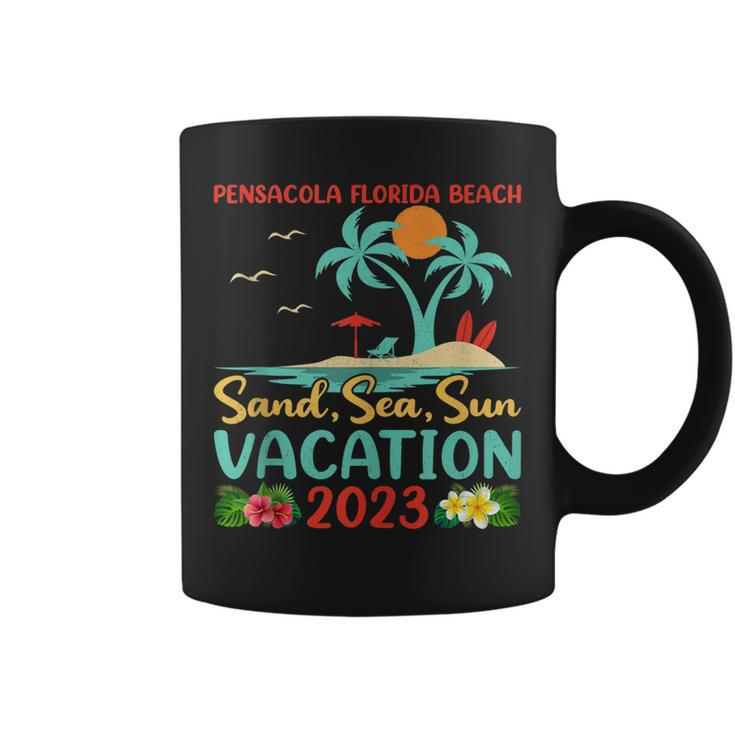 Sand Sea Sun Vacation 2023 Pensacola Florida Beach  Coffee Mug