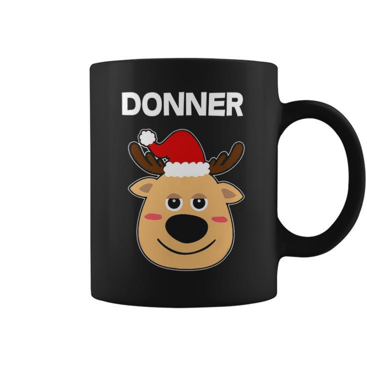 Santa Reindeer Donner  Matching Christmas Pjs Coffee Mug