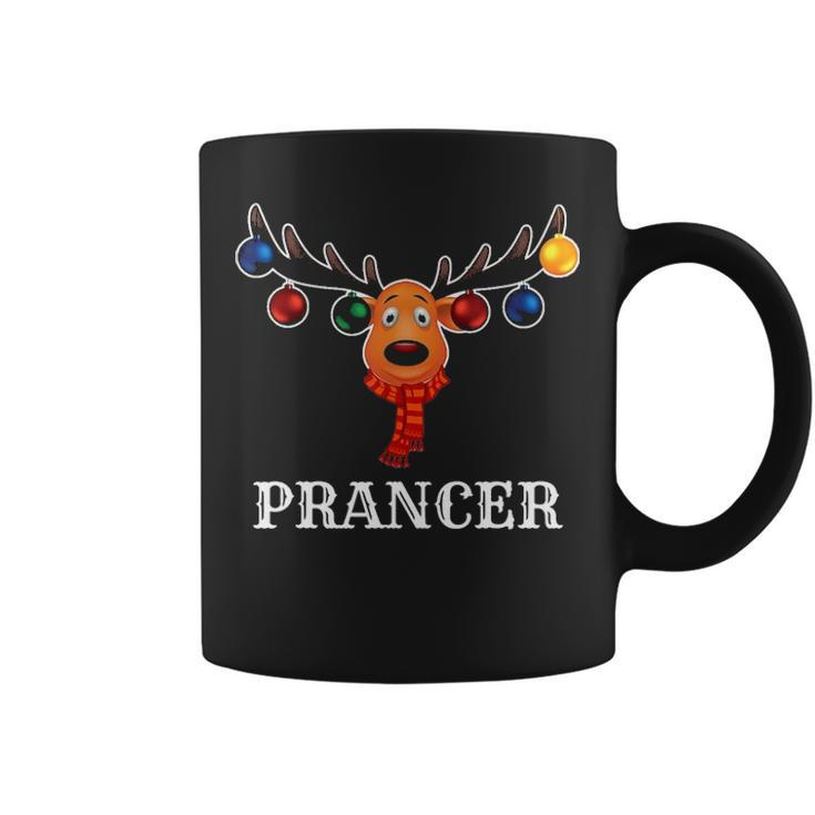 Santa Reindeer Prancer Xmas Group Costume Coffee Mug