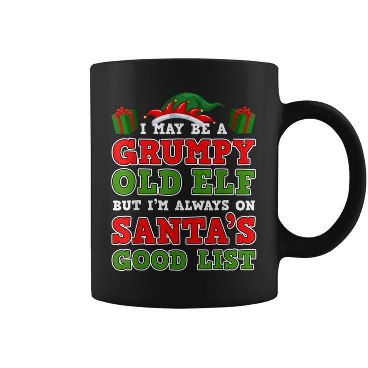 Santas Grumpy Old Elf Funny Christmas  For Men Women Coffee Mug
