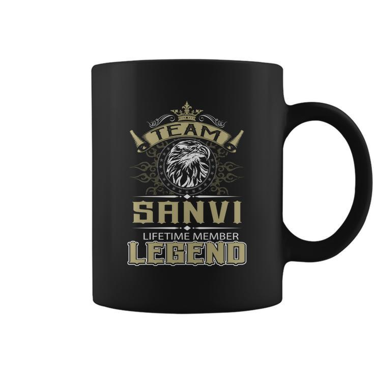 Sanvi Name  - Sanvi Eagle Lifetime Member L Coffee Mug