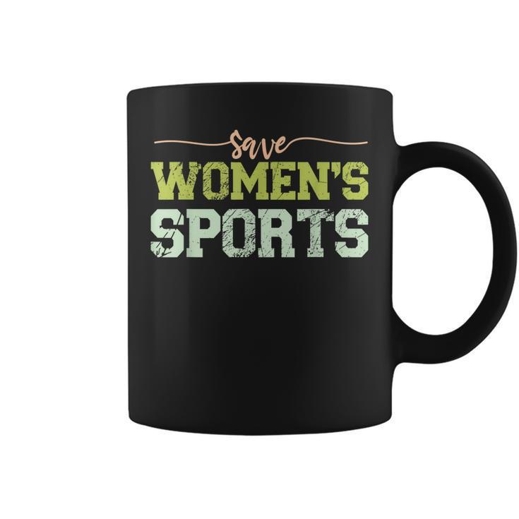 Save Womens Sports Support Females Athletes In Sports  Coffee Mug