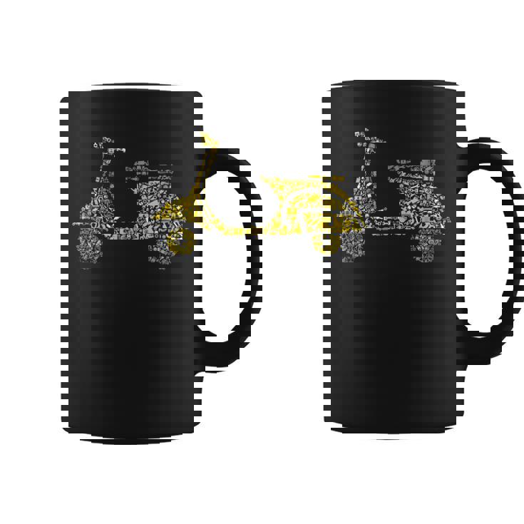 Scooter Retro Mechanic Shop Parts Fun City Life Coffee Mug
