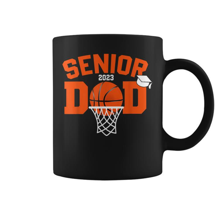 Senior Dad 2023 Basketball Class Of 2023 Graduate Mens Boys Coffee Mug