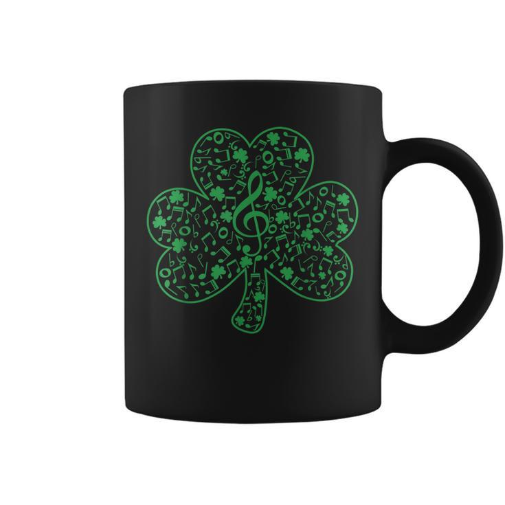 Shamrock Music Teacher Happy St Patricks Day Irish Gifts  Coffee Mug