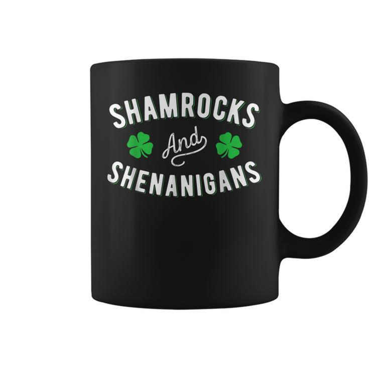Shamrocks And Shenanigans St Patricks Day Irish  Coffee Mug