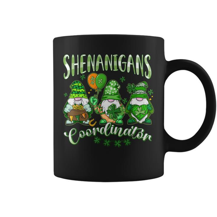 Shenanigans Coordinator Funny Teacher Gnome St Patricks Day  Coffee Mug