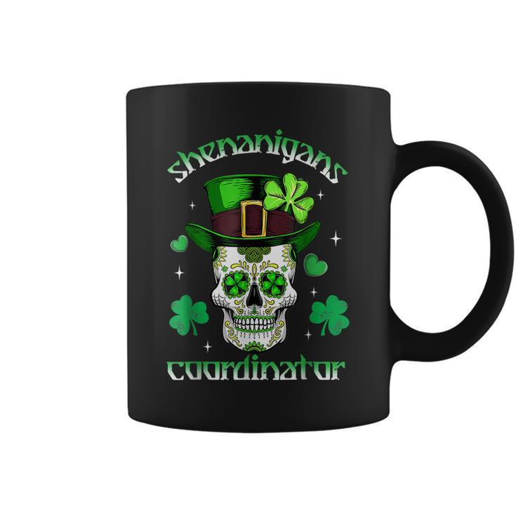 Shenanigans Coordinator Skull Leprechaun St Patricks Day  Coffee Mug