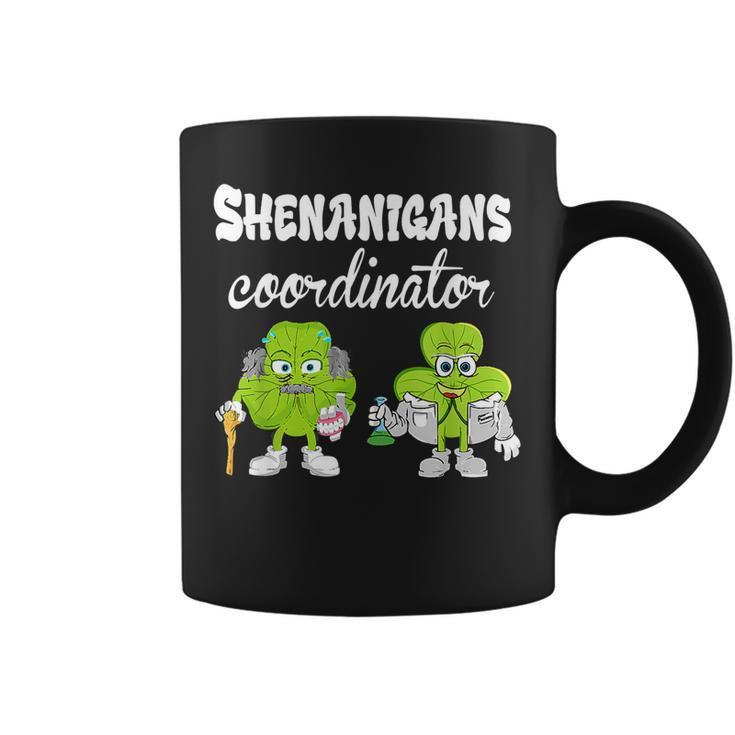 Shenanigans Coordinator Teacher St Patricks Day Shenanigans  V2 Coffee Mug