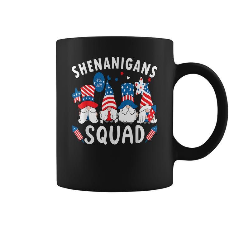 Shenanigans Squad 4Th Of July Gnomes Usa Coffee Mug