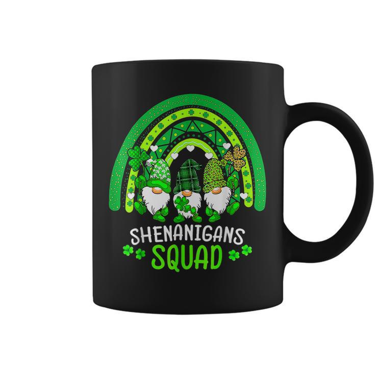 Shenanigans Squad Funny Irish St Patricks Day Gnome Gnomies  Coffee Mug