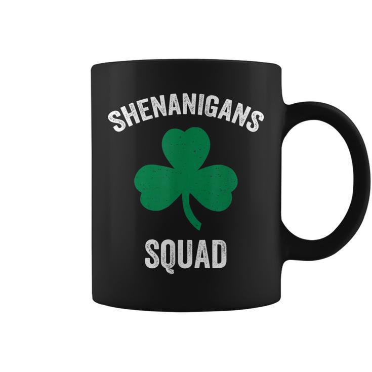 Shenanigans Squad Funny St Patricks Day Matching Group Gift  Coffee Mug