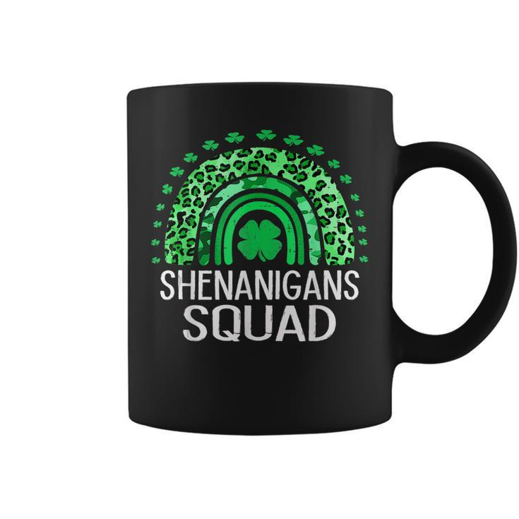 Shenanigans Squad  Irish St Patricks Day Rainbow Women  Coffee Mug