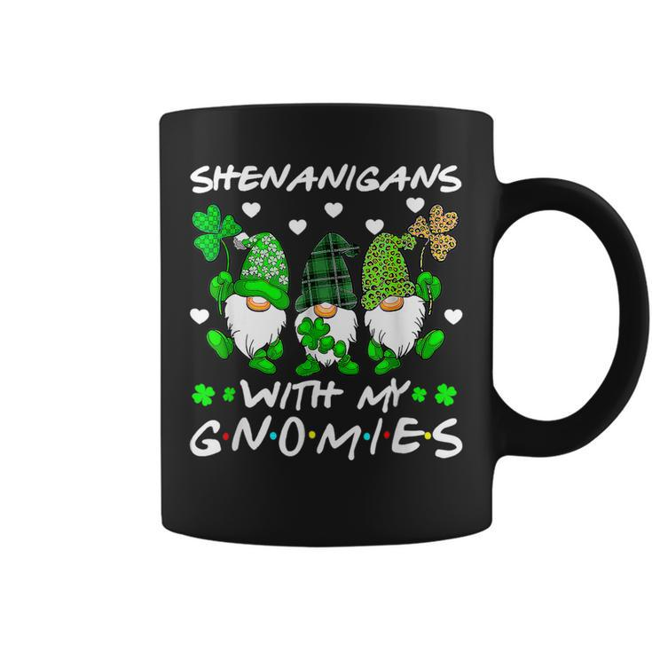 Shenanigans With My Gnomies Shamrock Happy St Patricks Day  Coffee Mug