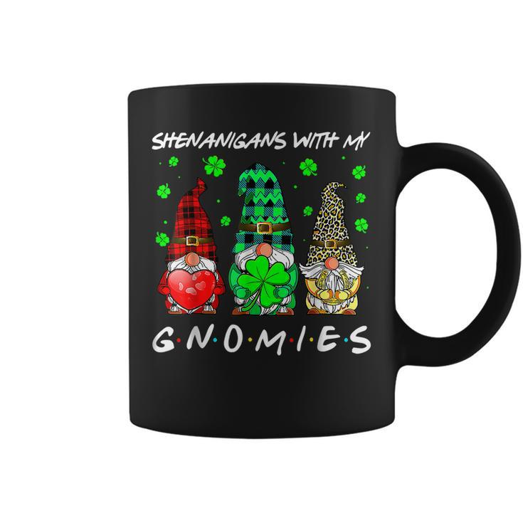 Shenanigans With My Gnomies Shamrock St Patricks Day Gnome  Coffee Mug
