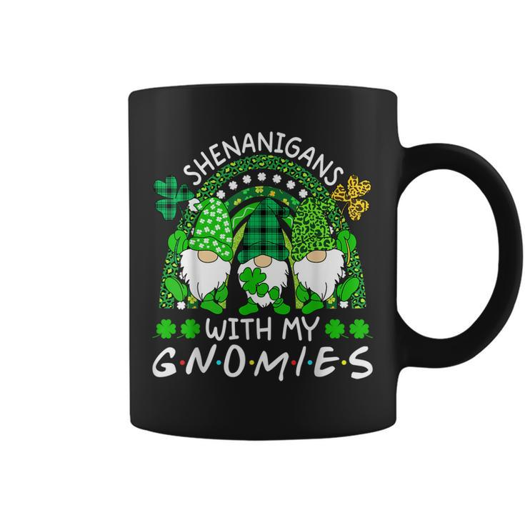 Shenanigans With My Gnomies St Patricks Day Gnomes Rainbow  Coffee Mug