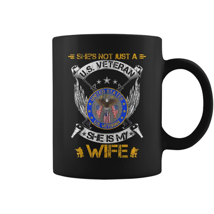 Shes Not Just A Us Military Veteran She Is My Wife  Coffee Mug