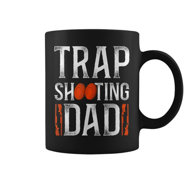 Shotgun Skeet Trap Clay Pigeon Shooting Dad Father Vintage  Coffee Mug