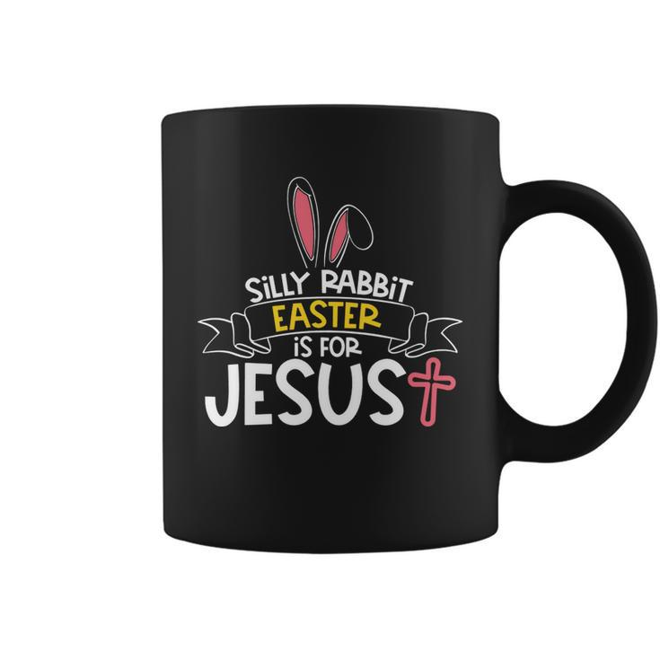 Silly Rabbit Easter Is For Jesus Cross V2 Coffee Mug