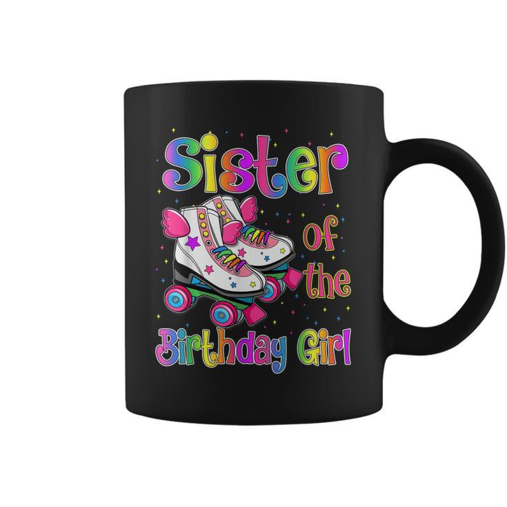 Sister Birthday Rolling Skate Birthday Family Party  Coffee Mug