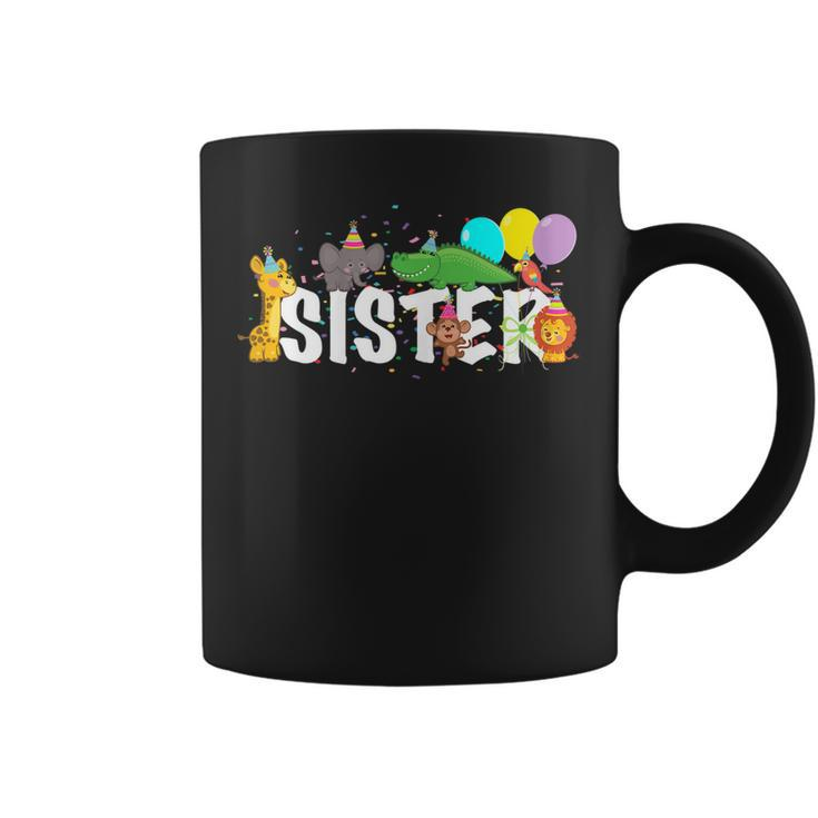 Sister Safari Zoo Birthday  Family Costume Party Theme Coffee Mug