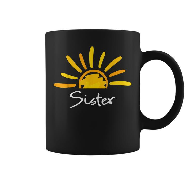 Sister The Sun Birthday Family Around First Trip Gift Coffee Mug