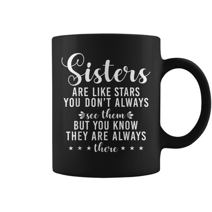 Sisters Are Like Stars Cute Sister Coffee Mug