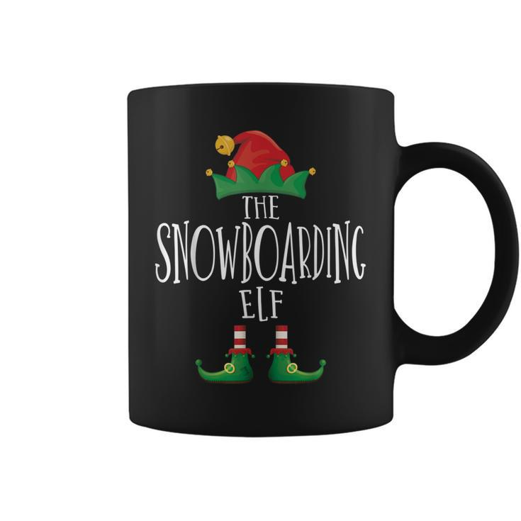 Snowboard-Elfen- Familien-Pyjama Weihnachtselfe Tassen