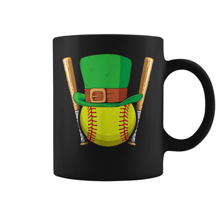 Softball Player Sport St Patricks Saint Pattys Day  Coffee Mug