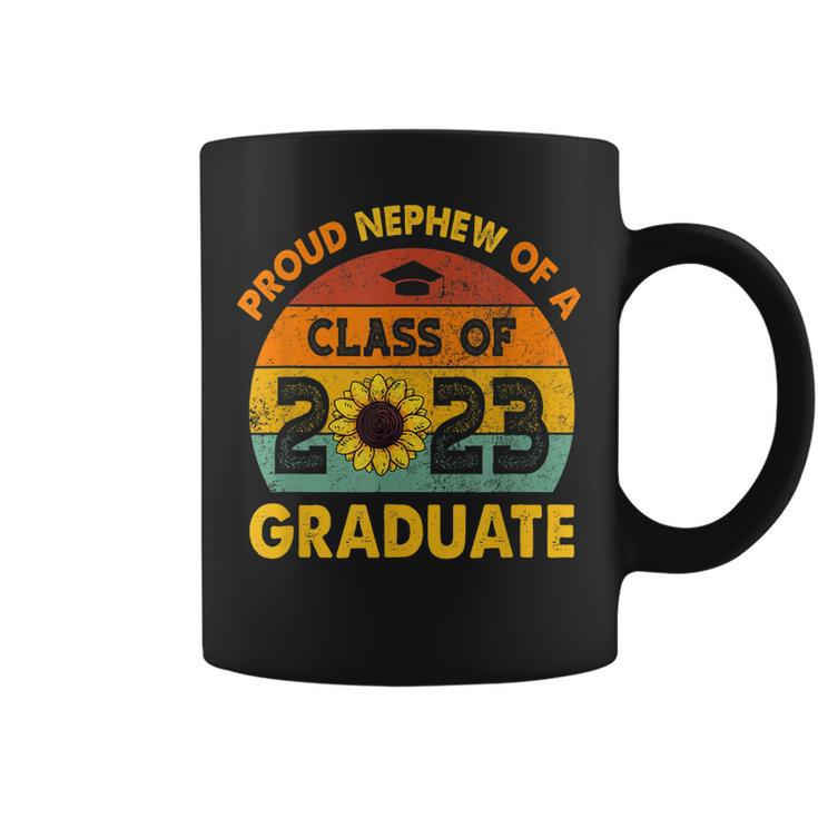 Sonnenblume Senior Proud Neffe Klasse 2023 Graduate Vintage Tassen