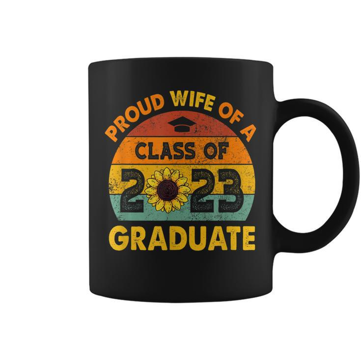 Sonnenblume Senior Proud Wife Class Of 2023 Graduate Vintage Tassen
