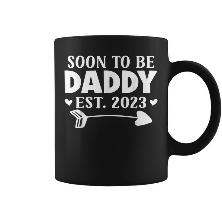 Soon Daddy 2023 Promoted To Dad 2023 Dada Gift For Mens Coffee Mug
