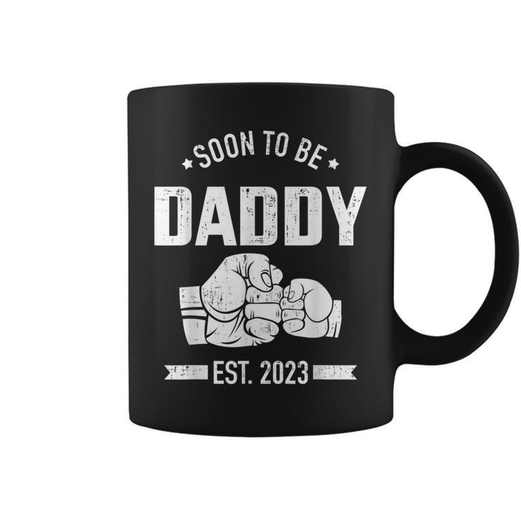Soon To Be Daddy Est 2023 For Dad Pregnancy Announcement Gift For Mens Coffee Mug