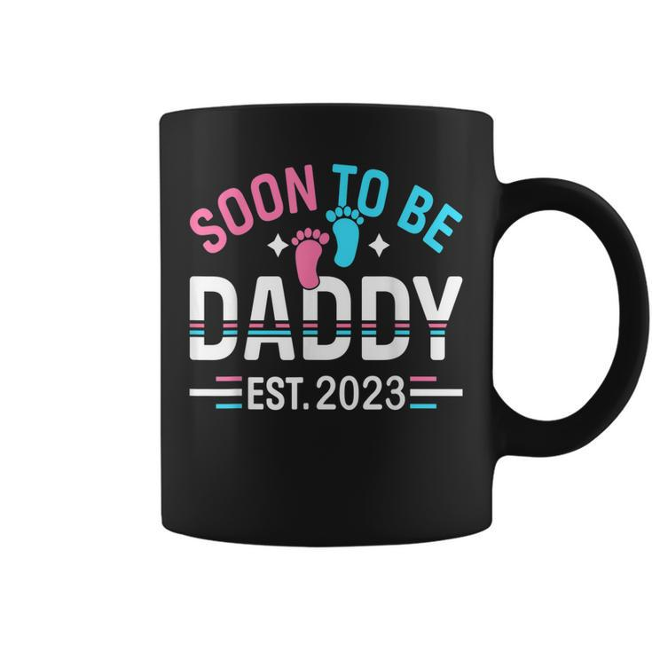 Soon To Be Daddy Est 2023 New Dad Pregnancy Coffee Mug