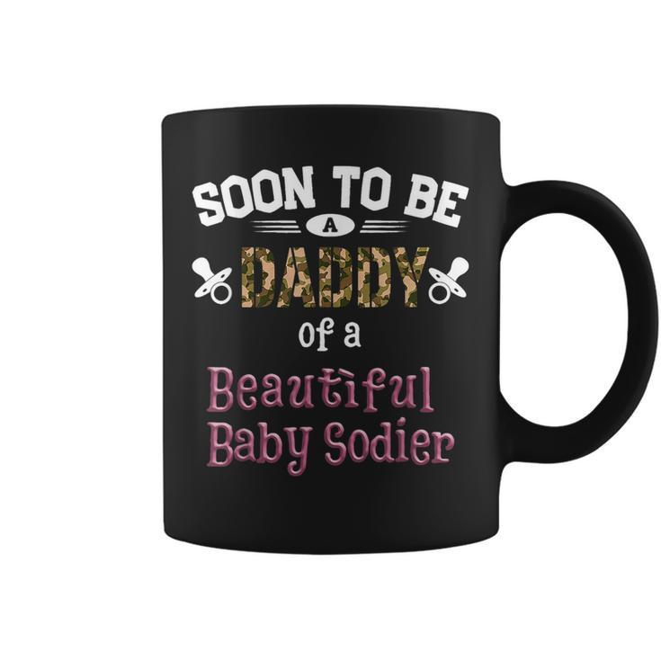 Soon To Be Daddy Of A Beautiful Baby Girl New Dad Father Day  Coffee Mug