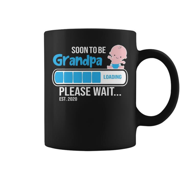 Soon To Be Grandpa Loading Please Wait Est 2020 Grandfather Coffee Mug