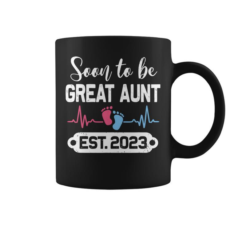 Soon To Be Great Aunt 2023 Mothers Day First Time Great Aunt   Coffee Mug