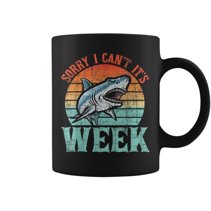 Sorry I Cant - Marine Biologist Shark Lovers Wildlife  Coffee Mug