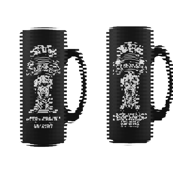 Sorry I Like My Dog More Than You Not Sorry Coffee Mug