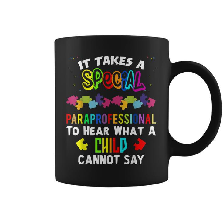 Special Paraprofessional Autism Awareness Autism Teacher  Coffee Mug
