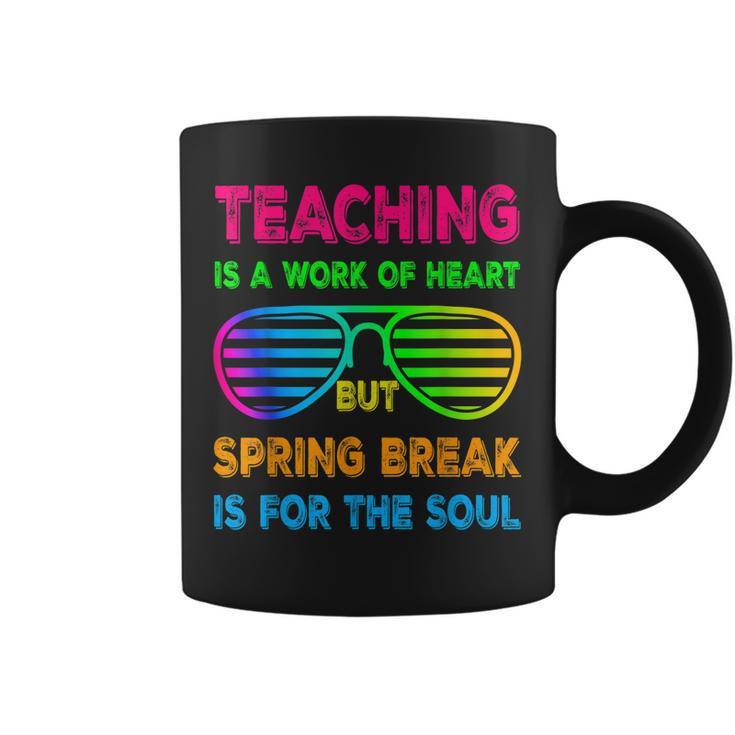 Spring Break Teacher 2023 Retro Spring Break 2023  Coffee Mug