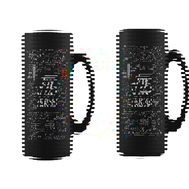 Square Root Of 225 15Th Birthday 15 Year Old Gifts Math Bday Coffee Mug