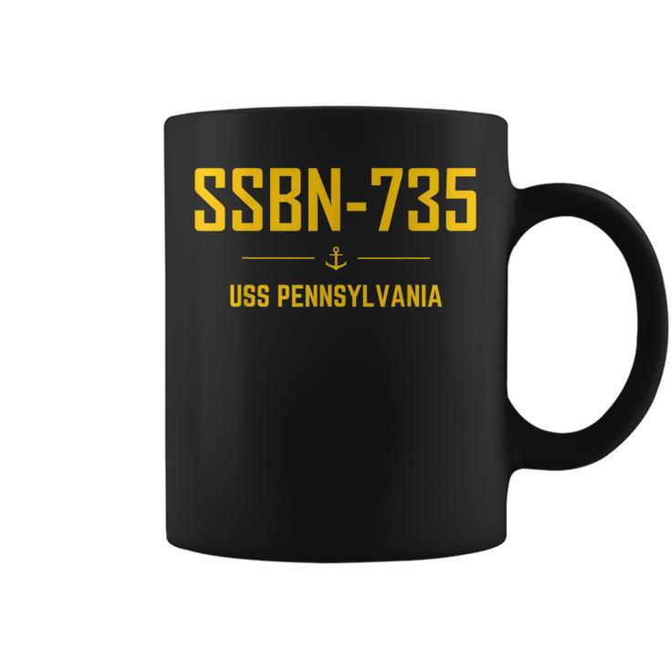 Ssbn-735 Uss Pennsylvania  Coffee Mug