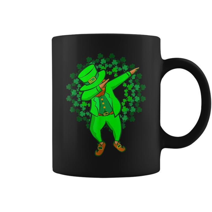 St Patricks Day Dabbing Leprechaun Irish Green  Coffee Mug