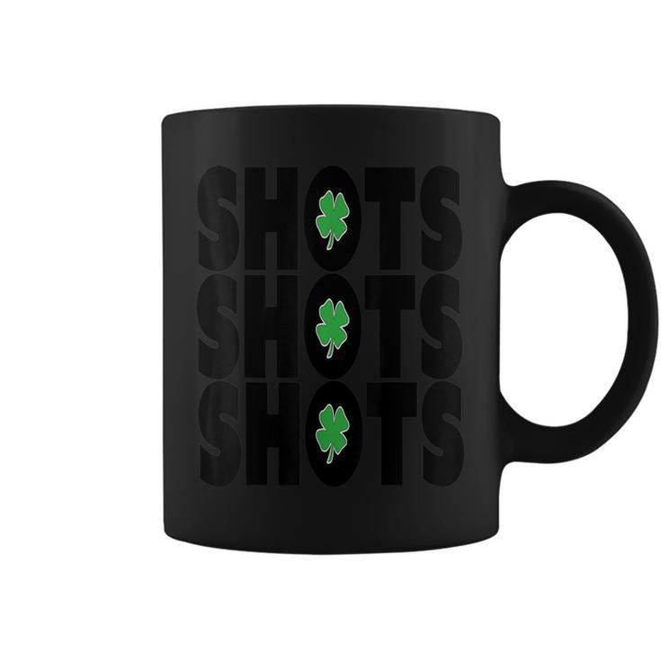 St. Patrick's Day Women's Off The Shoulder Top - Kelly Green Four Leaf Clover Shirt, Short Sleeve Holiday Tee - View #6