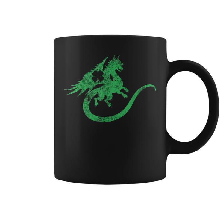 St Patricks Day Shamrock Dragon Irish Saint Paddys Gift  Coffee Mug