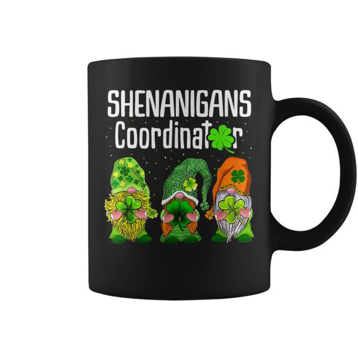 St Patricks Day Shenanigans Coordinator Gnomes Green Gnomies  Coffee Mug