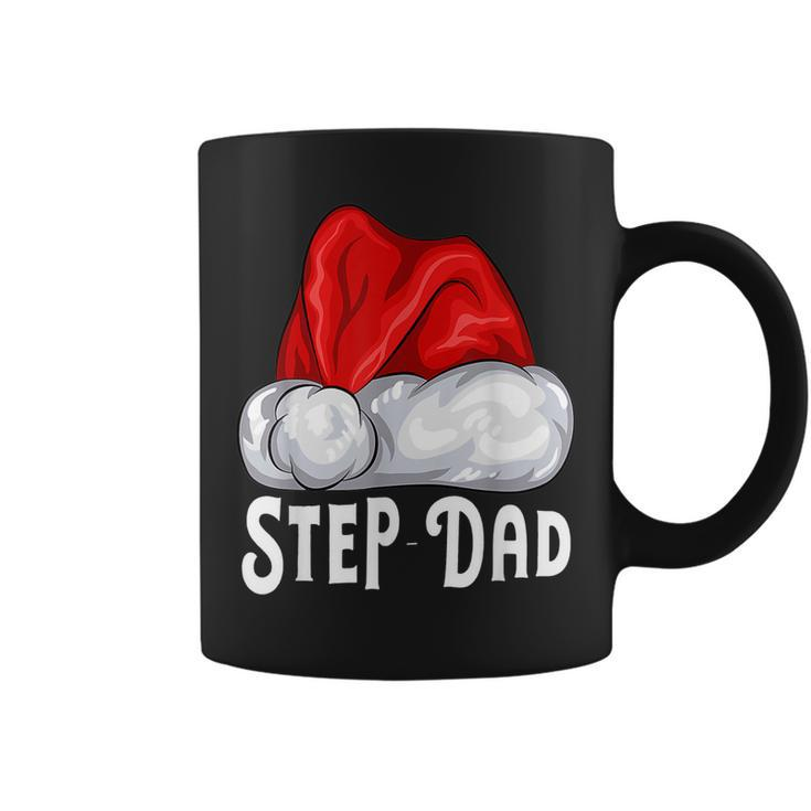 Step Dad Claus Christmas Lights Pajama Family Matching Coffee Mug
