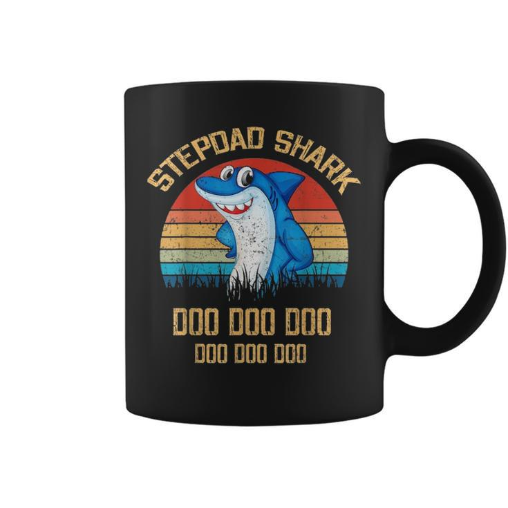 Stepdad Shark  Fathers Day Gift Coffee Mug